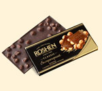 «ROSHEN» екстрачор. з ціл. ліс. горіхами, 100 г
