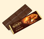 «ROSHEN» екстрачор. з карамел. мигдалем і ціл. ліс. гор., 100 г