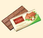«ROSHEN» екстрамол. з подріб. ліс. горіхами, 100 г