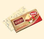 «ROSHEN» білий з подріб. ліс. гор. та журавлиною, 100 г
