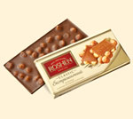 «ROSHEN» екстрамол. з ціл. ліс. горіхами, 100 г
